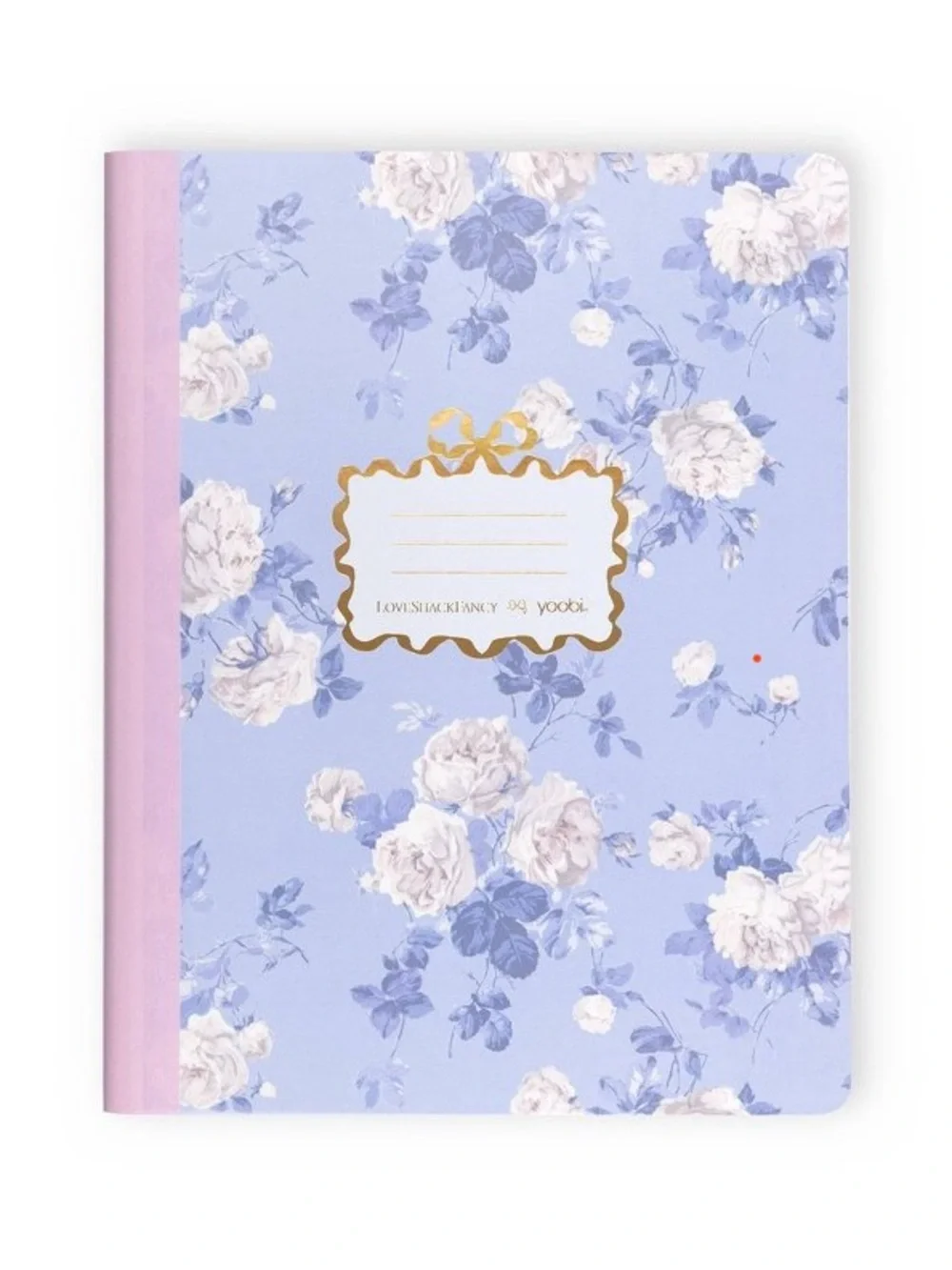 IN-HAND | LoveShackFancy x Target Yoobi Blue Composition Notebook